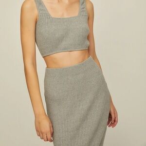 New with tags! Rita Row grey knit skirt